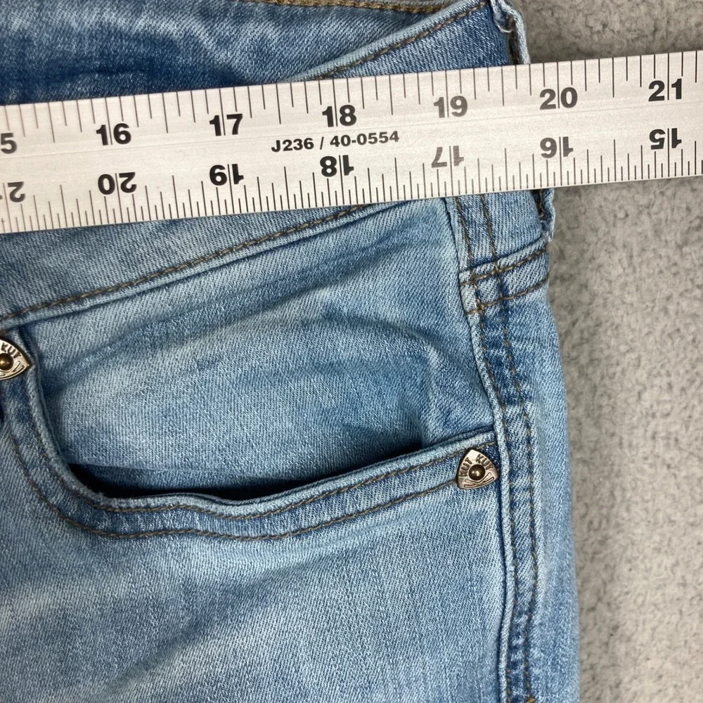 Kut from the Kloth Toothpick Skinny Jeans Women 20W‎ Light Wash Distressed Denim